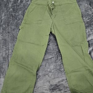 Women's Green Cargo Pants